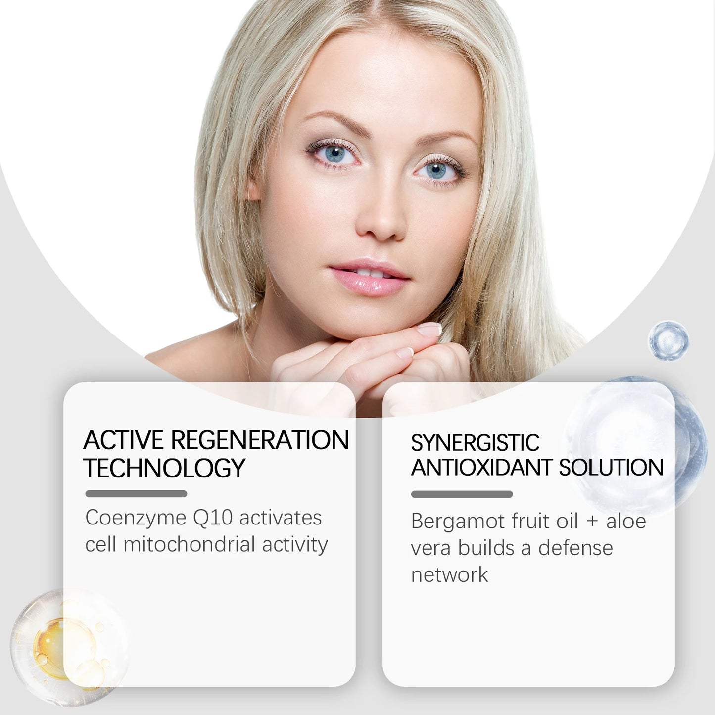 Face &amp; Neck Firming Serum Deep Nourish Fade Fine Lines Lifting Tighten Skin Topical Co-Enzyme Q10 Universal Anti-Aging Serum