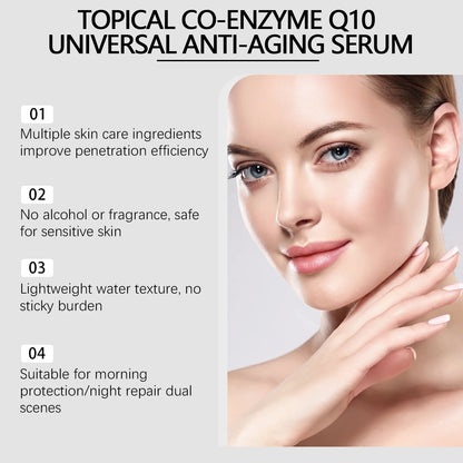 Face &amp; Neck Firming Serum Deep Nourish Fade Fine Lines Lifting Tighten Skin Topical Co-Enzyme Q10 Universal Anti-Aging Serum